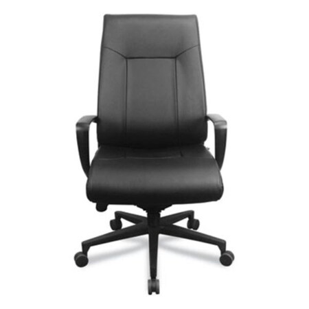 Kd 20.5 to 23.5 in. Bonded Leather Executive Chair, Black KD3213568